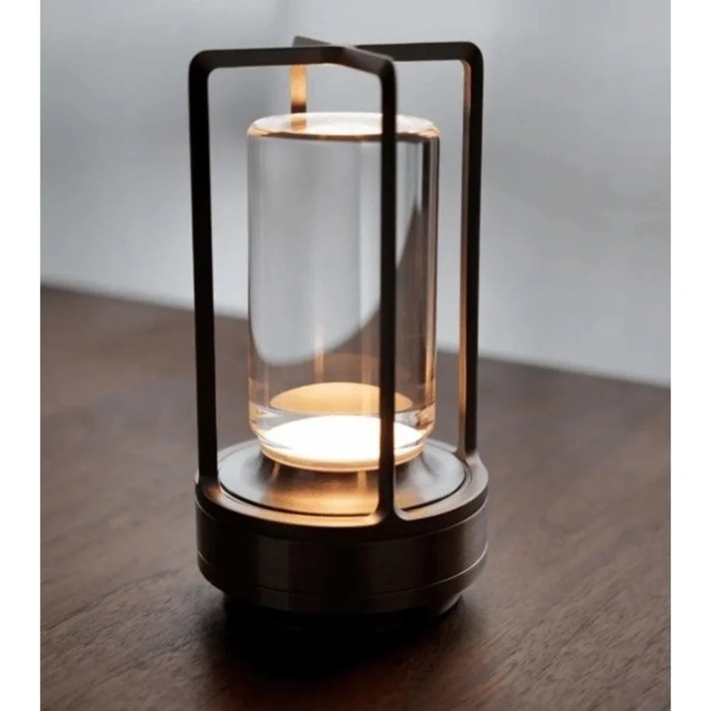 Klarako‎ Crystal Lantern Lamp–Modern Cordless Rechargeable Bedside & Outdoor NEW